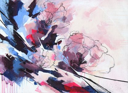 Premier jour de printemps, peinture contemporaine abstraite de Vanessa Lim