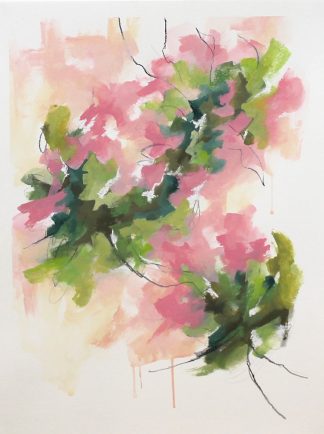 Collection-Jardin secret-Peinture 4, peinture contemporaine abstraite de Vanessa Lim